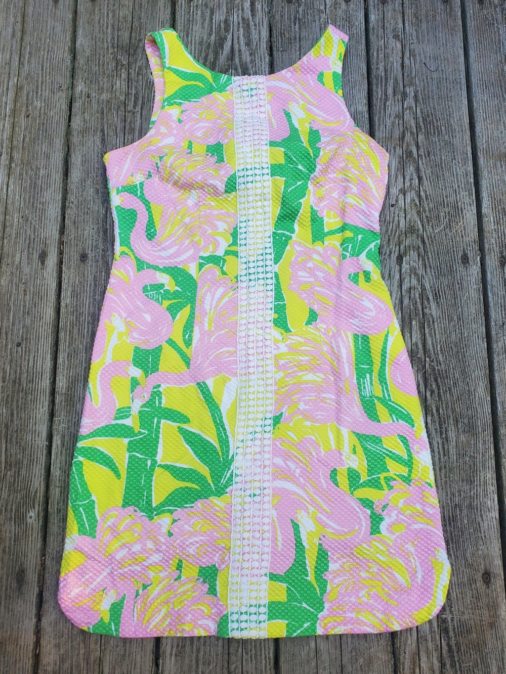 Lilly Pulitzer For Target 2015 • Fan Dance • Sleeveless Shift Dress • Size 4